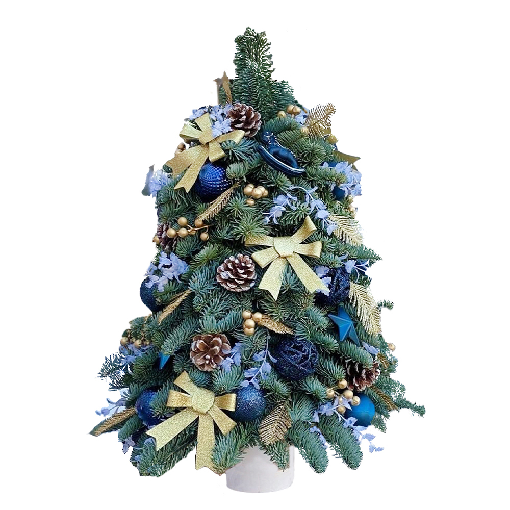 Medium blue tree