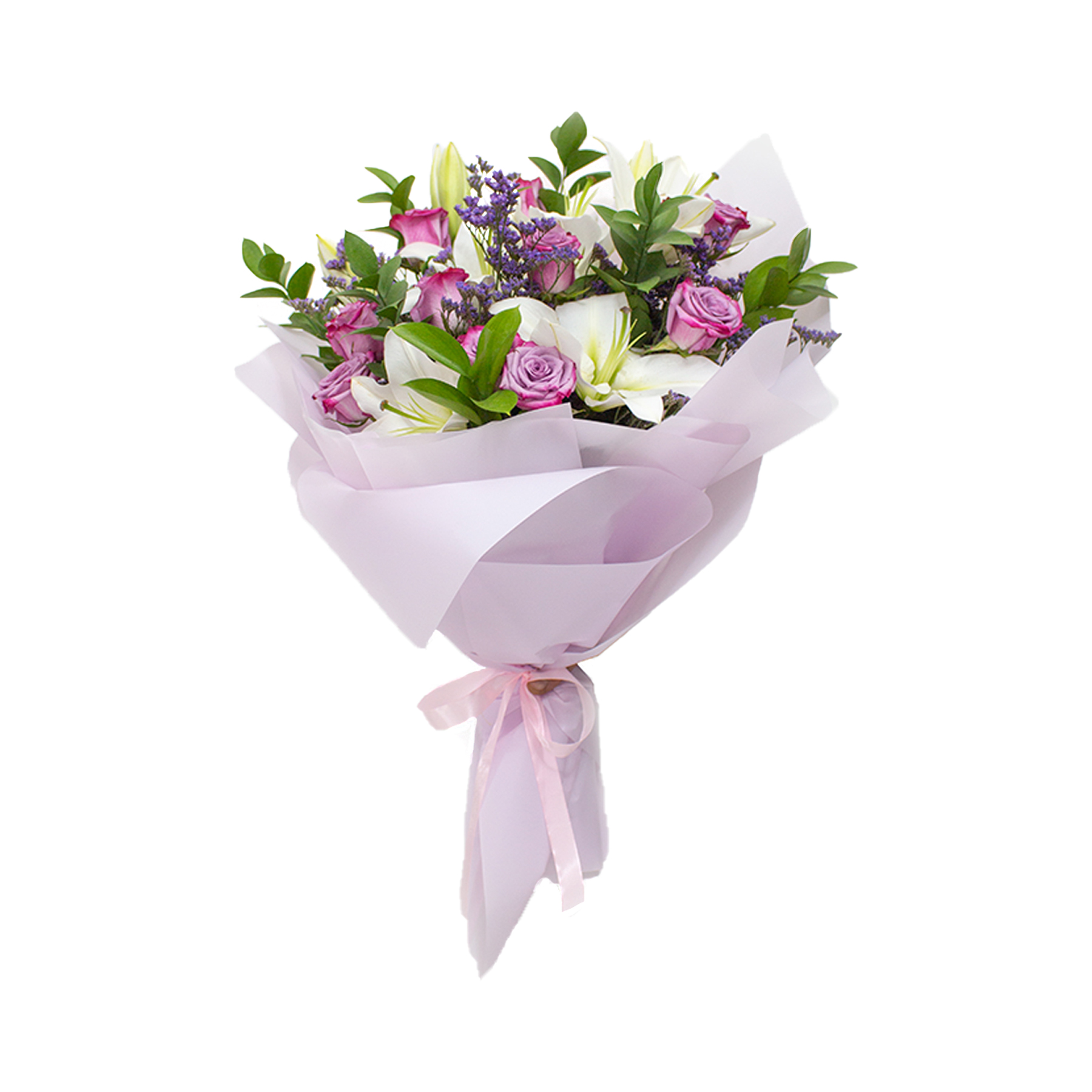 white-lily-with-purple-roses2