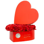 Red heart box