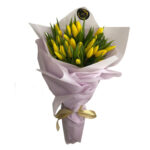 باقة توليب صفراء