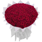 201 red roses bouquet