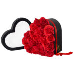 Double black face heart