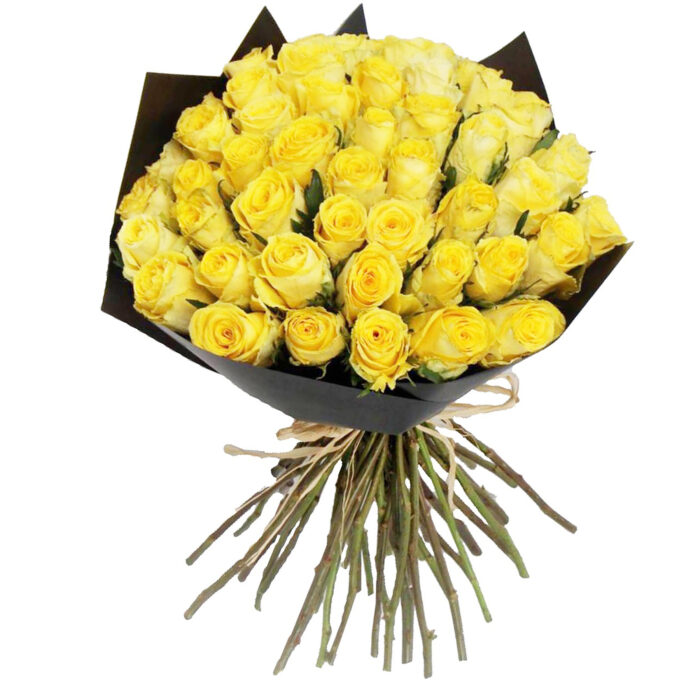 Yellow Heart love Bouquet